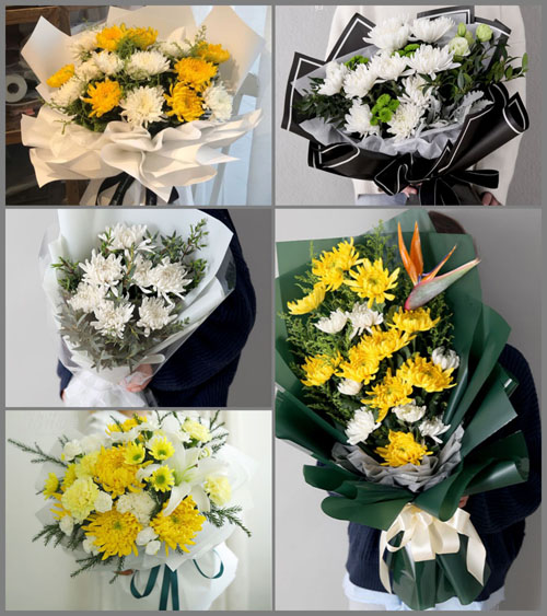 贵州贵阳南明区沙南社区服务中心白事花束代送
